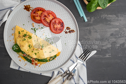 Image of Omelet with vegetables