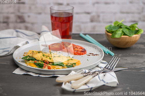 Image of Omelet with vegetables