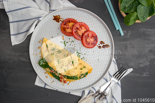 Image of Omelet with vegetables