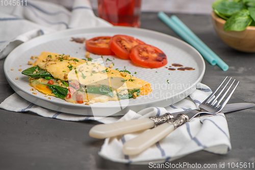 Image of Omelet with vegetables