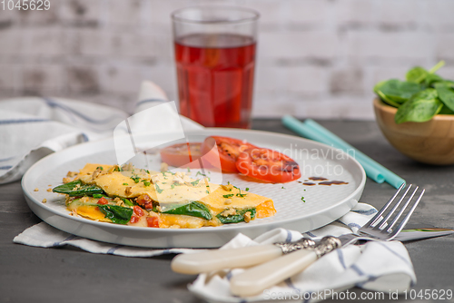 Image of Omelet with vegetables