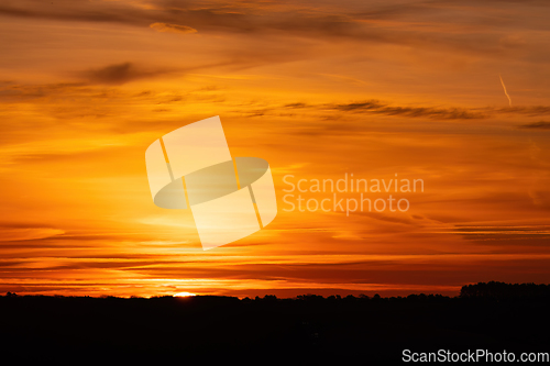 Image of Sun Rising Across Cuckmere Valley 