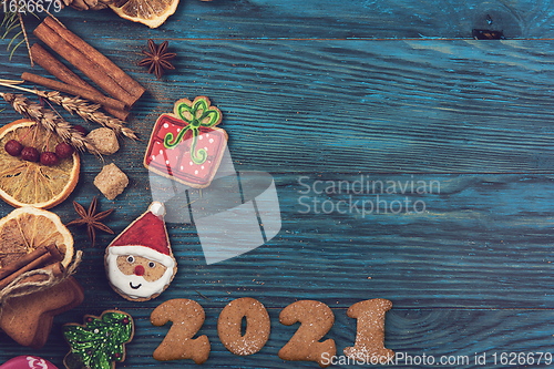 Image of New year 2021 concept