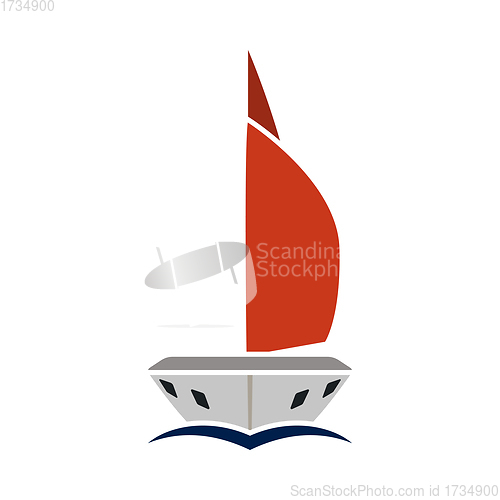 Image of Sail Yacht Icon