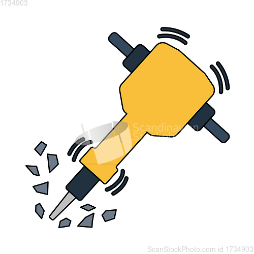 Image of Icon Of Construction Jackhammer