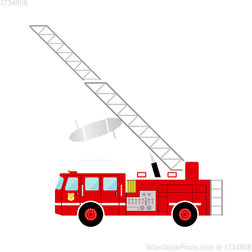 Image of Fire Service Truck Icon