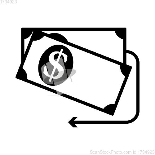 Image of Cash Back Dollar Banknotes Icon