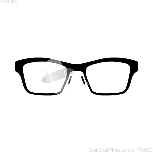 Image of Business Woman Glasses Icon
