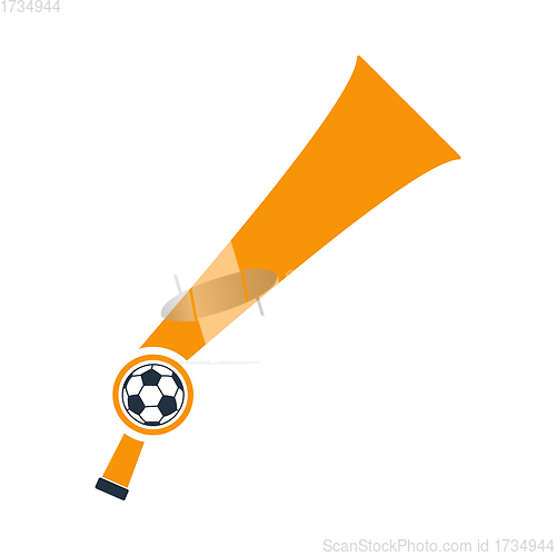 Image of Football Fans Wind Horn Toy Icon