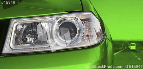 Image of Car headlight