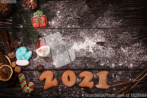 Image of New year 2021 concept