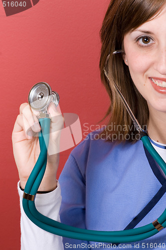 Image of Nurse With Stethoscope