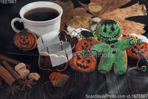 Image of Ginger biscuits for Halloween