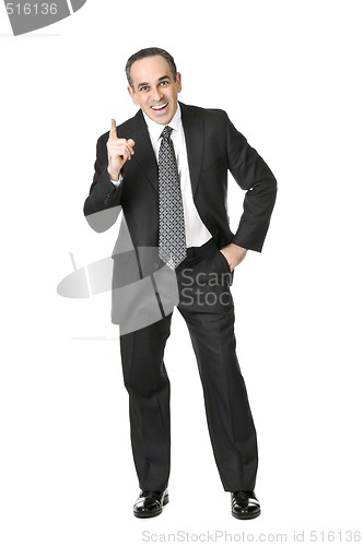 Image of Businessman on white background