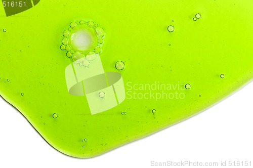 Image of Abstract background with green liquid