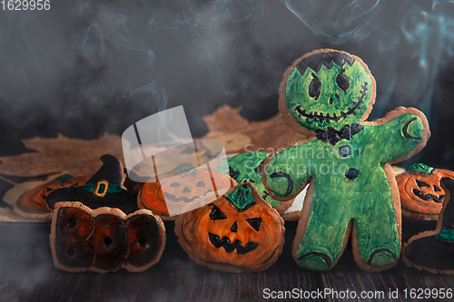 Image of Ginger biscuits for Halloween