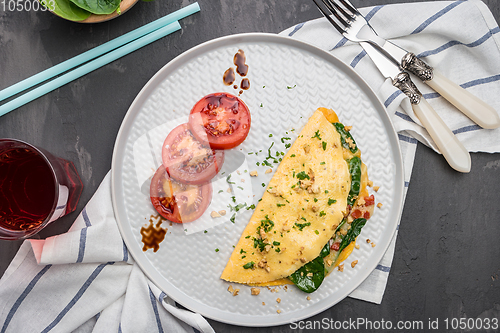 Image of Omelet with vegetables