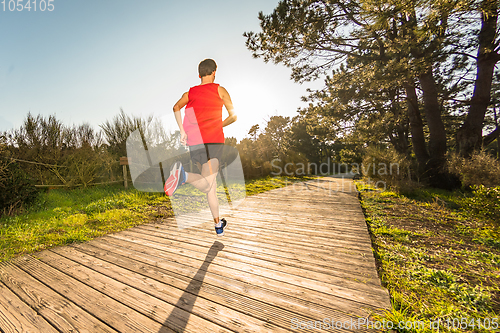 Image of Young man running