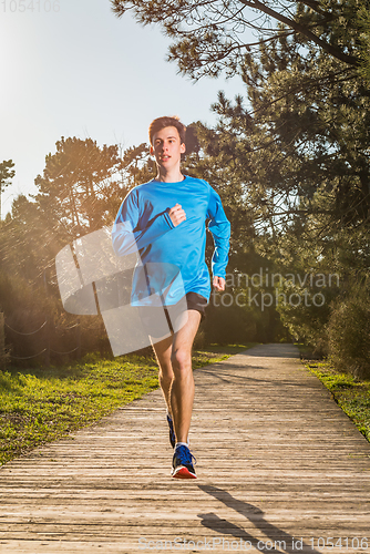 Image of Young man running