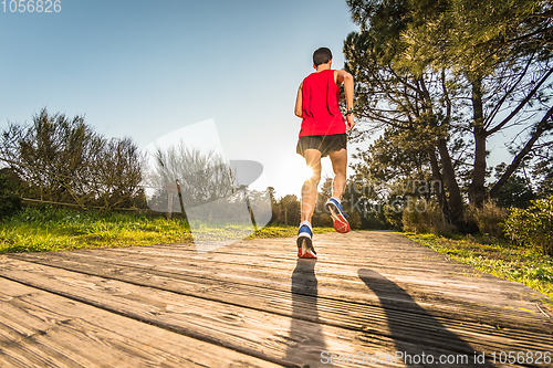 Image of Young man running