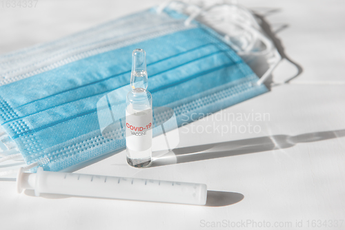 Image of Coronavirus vaccine concept