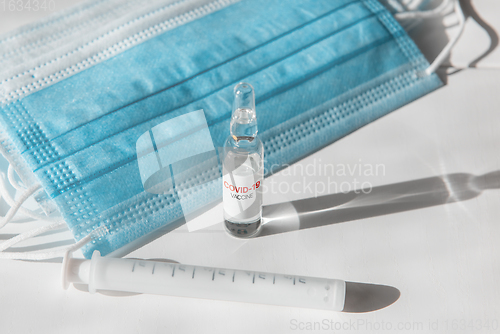 Image of Coronavirus vaccine concept