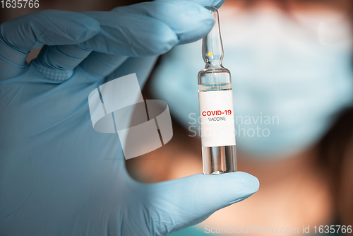 Image of Coronavirus vaccine concept