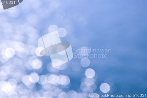 Image of Blue and white background