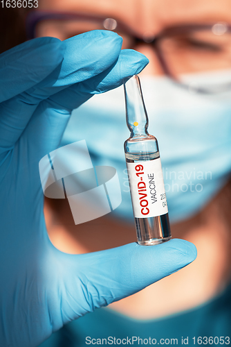 Image of Coronavirus vaccine concept