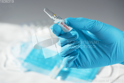 Image of Coronavirus vaccine concept