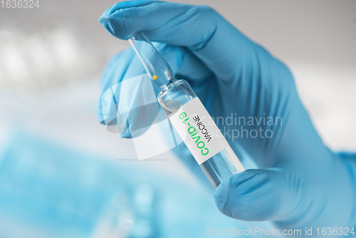 Image of Coronavirus vaccine concept