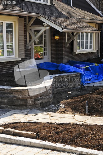 Image of Landscaping work in progress