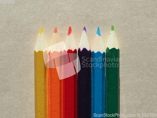 Image of Many colour pencil