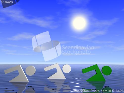 Image of Swimmer 3d