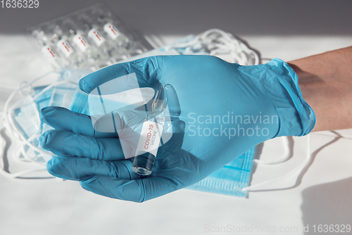 Image of Coronavirus vaccine concept