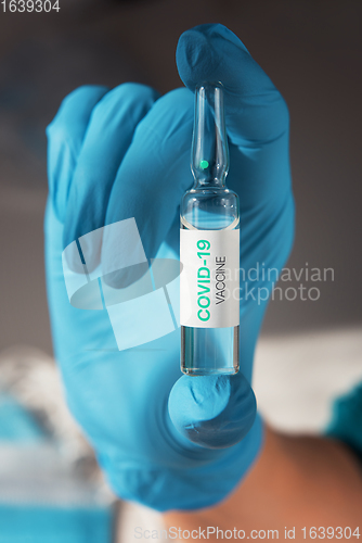 Image of Coronavirus vaccine concept