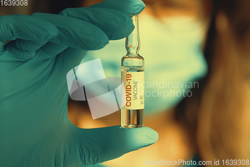 Image of Coronavirus vaccine concept