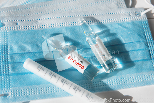 Image of Coronavirus vaccine concept