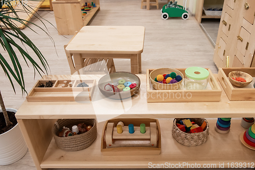 Image of Montessori for the learning of children