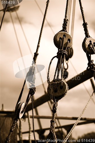 Image of Ship rigging