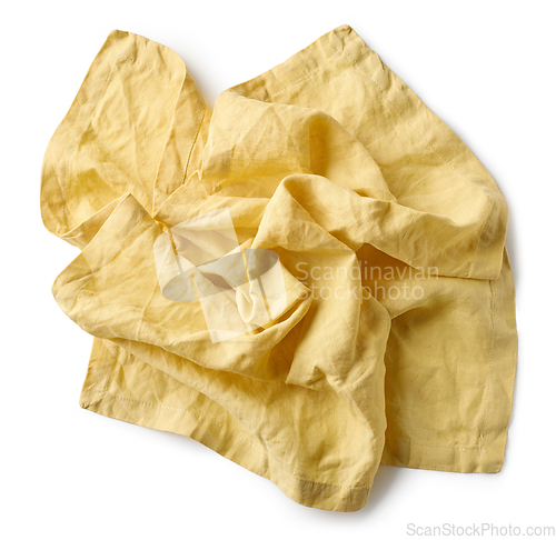 Image of crumpled cotton napkin