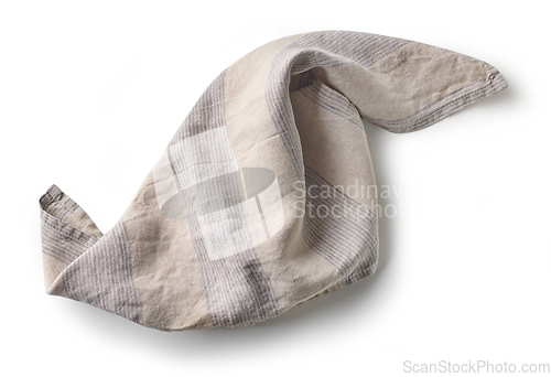 Image of crumpled cotton napkin