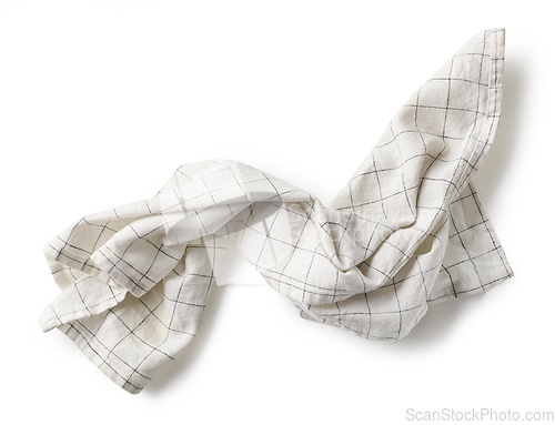 Image of crumpled cotton napkin