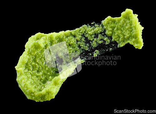 Image of green vegetable puree