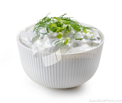 Image of bowl of sour cream or greek yogurt