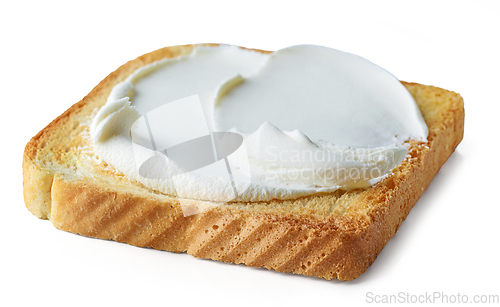 Image of toast with cream cheese