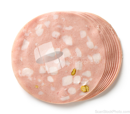 Image of slices of pork sausage