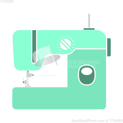 Image of Modern Sewing Machine Icon