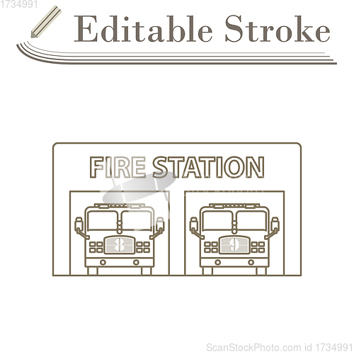 Image of Fire Station Icon