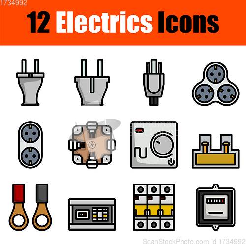 Image of Electrics Icon Set